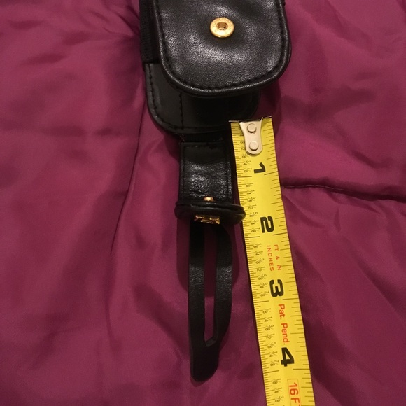 FINAL - EUC Etienne Aigner leather case - black - Picture 5 of 8